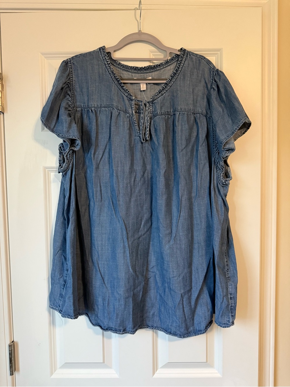 Lauren Conrad Denim Blouse